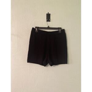 Women’s Knit Shorts Size Large Black Elastic Waist Band